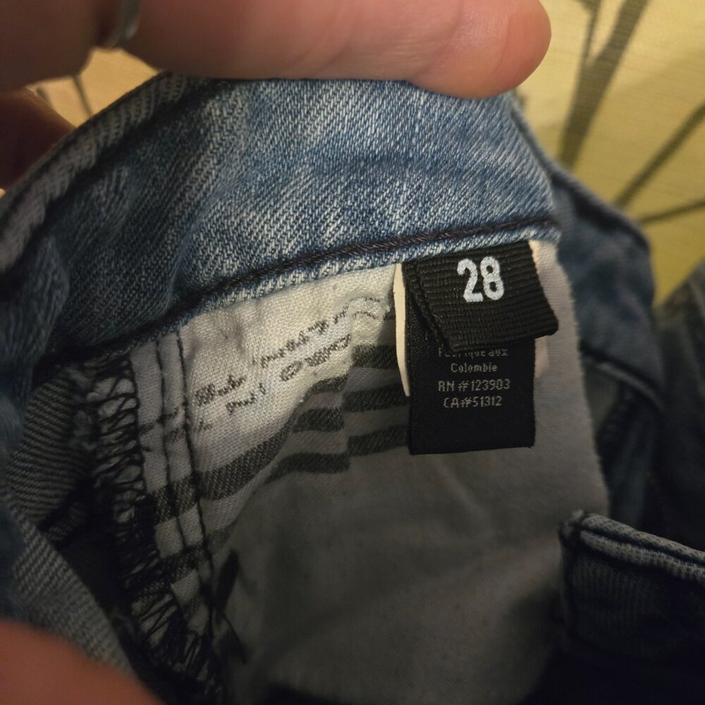 Vintage! William Rast denim flare jeans w snap back pockets - Picture 2 of 8